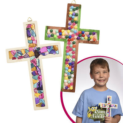 Picture of VBS 2024 Camp Firelight Raised Edge Cross Craft (Pkg of 12)