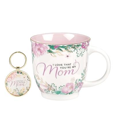 Picture of Gift Set Mug and Keyring I Love That You're My Mom
