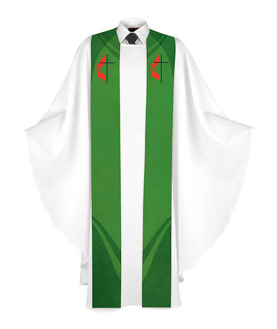 Picture of Cross and Flame Stole