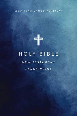 Picture of NKJV Large Print Outreach New Testament Bible, Geometric Softcover, Comfort Print