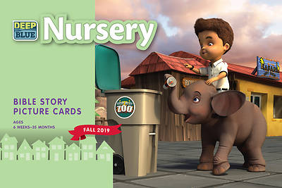 Picture of Deep Blue Nursery Bible Story Picture Cards Fall PDF Download 21-49 Students