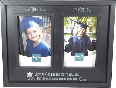 Picture of Graduate Then and Now Photo Frame with Easel & Hanger