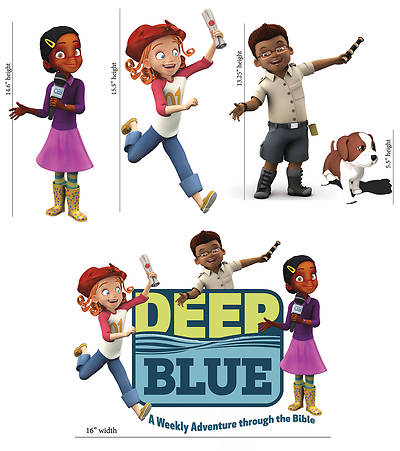 Picture of Deep Blue Decorating Clings
