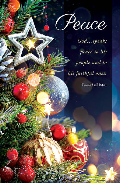 Picture of Peace God Speaks Peace Advent Regular Size Bulletin