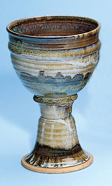 Picture of Earthenware Chalice, Brown