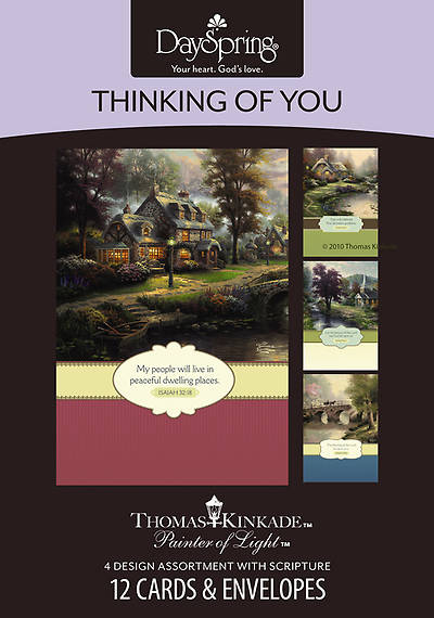 Picture of Thomas Kinkade - Thinking of You Boxed Cards - Box of 12