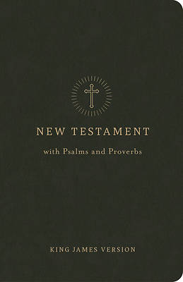 KJV Pocket New Testament with Psalms and Proverbs, Olive Leathertouch