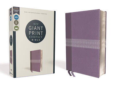 Picture of NIV Giant Print Compact Bible, Leathersoft, Purple, Red Letter Edition, Comfort Print