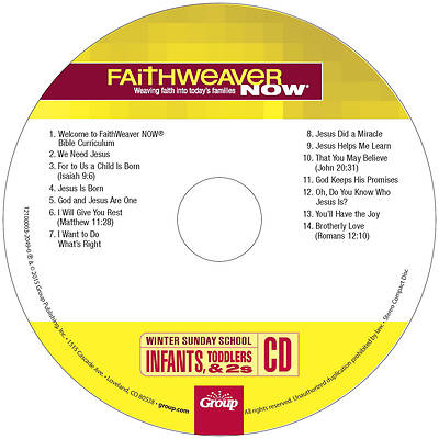 Picture of FaithWeaver Now Infant-Toddler Two CD Winter 2024-25
