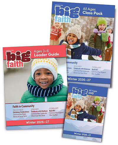 Cokesbury Kids Big Faith Winter 2026-27 Leader Kit Ages 3-6