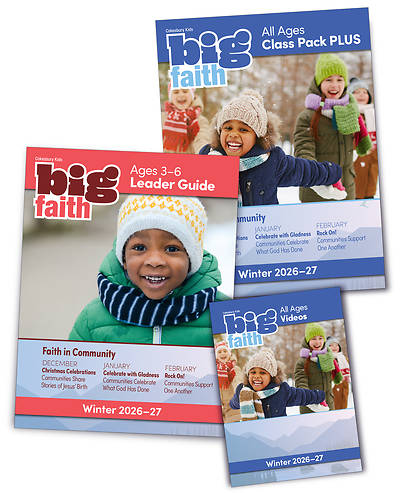 Cokesbury Kids Big Faith Winter 2026-27 Leader Kit Ages 3-6