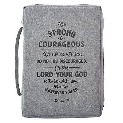 Picture of Bible Cover Medium Value Be Strong and Courageous