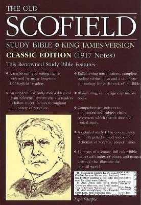 Picture of The Old Scofield Study Bible King James Version Classic Edition
