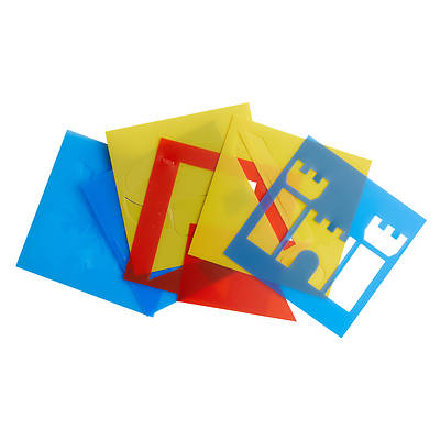 Picture of Vacation Bible School (VBS) 2020 Knights of North Castle Stencil Set (Pkg of 12)