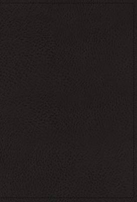 NIV Application Bible, Genuine Leather, Calfskin, Black, Red Letter, Comfort Print