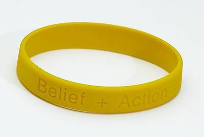 Picture of A Disciple's Path Rubber Wristband (Pkg of 10)