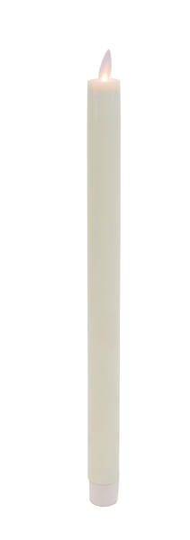 Picture of Mystique Moving Flame 12" Ivory Flameless Taper Candle