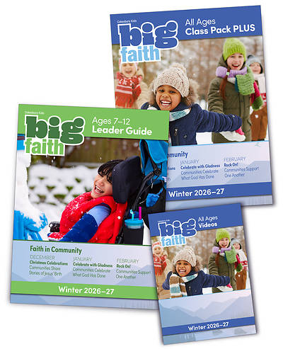 Cokesbury Kids Big Faith Winter 2026-27 Leader Kit Ages 7-12 - Digital Kit Download