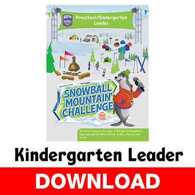 Picture of VBS 2026 Snowball Mountain Challenge Preschool/Kindergarten Leader Download