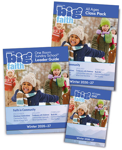Cokesbury Kids Big Faith Winter 2026-27 One Room Sunday School Leader Kit