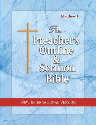 Picture of Preacher's Outline & Sermon Bible-NIV-Matthew 1