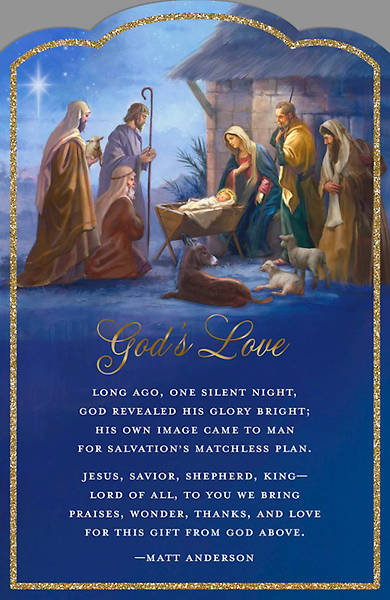 Picture of God's Love Nativity Christmas Box Cards (Box of 18)