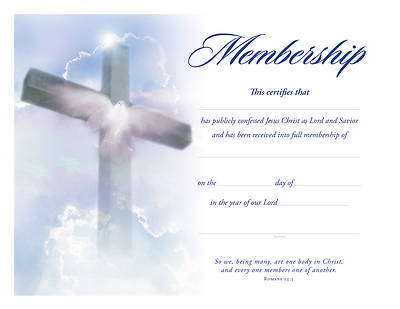 Picture of Membership Certificate