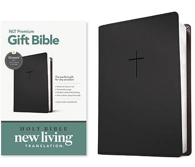 Picture of Premium Gift Bible Nlt, Filament Enabled (Leatherlike, Classic Black, Red Letter)