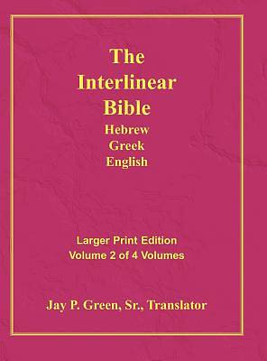 Picture of Interlinear Hebrew Greek English Bible, Volume 2 of 4 Volumes, Larger Print, Hardcover
