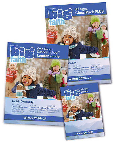 Cokesbury Kids Big Faith Winter 2026-27 One Room Sunday School® Leader Kit - Digital Kit Download