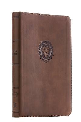 Picture of NKJV, Thinline Bible Youth Edition, Leathersoft, Brown, Red Letter Edition, Comfort Print