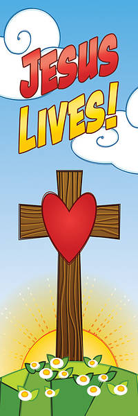 Picture of Jesus Lives! Kids Easter Bookmark (Package of 25)