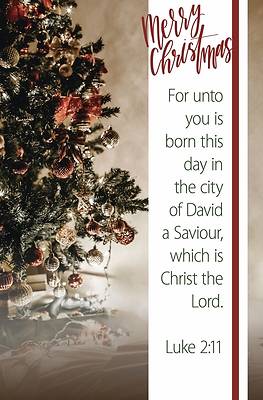 Picture of Merry Christmas Unto Us a Child Bulletin (Pkg 100) Christmas