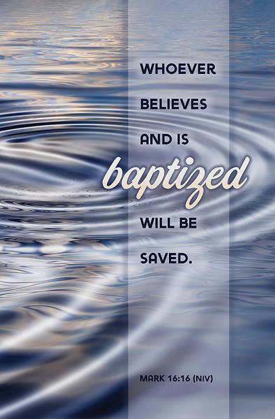 Whoever Believes Baptism Bulletin