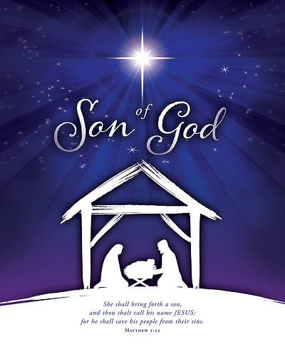 Picture of Son of God Christmas Legal Size Bulletin