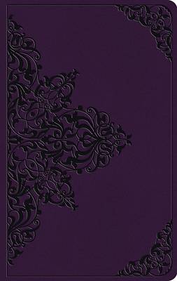 ESV Large Print Value Thinline Bible (Trutone, Lavender, Filigree Design)