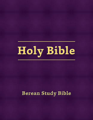 Picture of Berean Study Bible (Eggplant Hardcover)