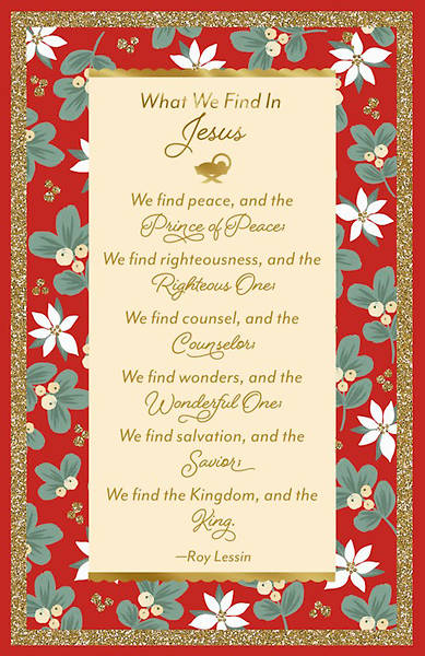 Picture of What We Find In Jesus Christmas Box Cards (Box of 18)