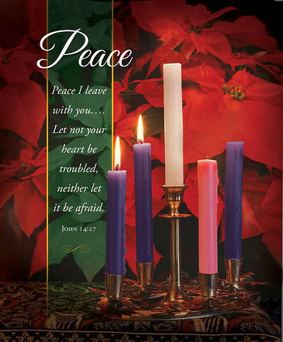 Picture of Peace I Leave You Advent Legal Size Bulletin