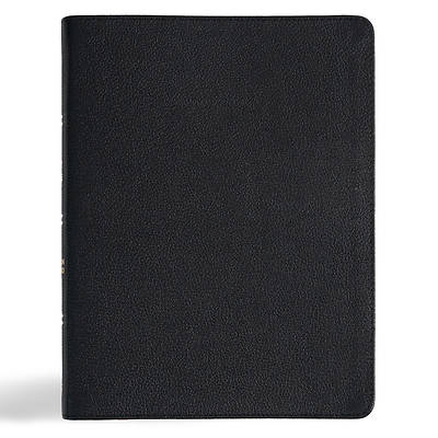 Picture of CSB Men of Character Bible, Revised and Updated, Black Genuine Leather