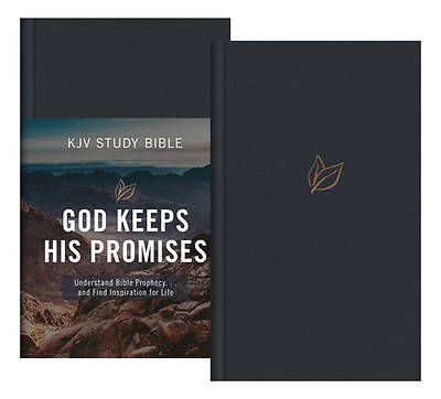 Picture of The God Keeps His Promises KJV Study Bible [slate Leaf]