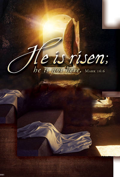 Picture of He is Risen; He is Not Here Easter Bookmark