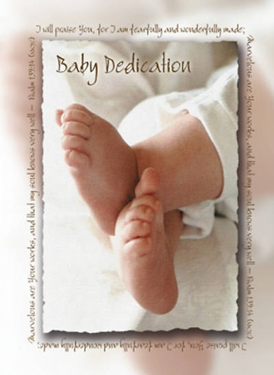 Picture of Certificate of Baby Dedication Package of 6