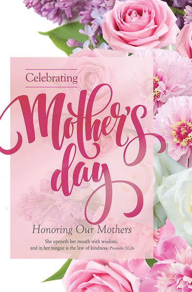 Picture of Celebrating Mother's Day Regular Size Bulletin