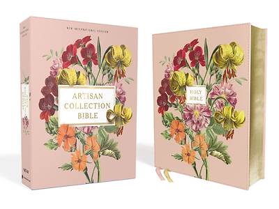 Picture of Niv, Artisan Collection Bible, Leathersoft, Blush Floral, Red Letter Edition, Comfort Print