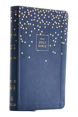Picture of Nkjv, Thinline Bible Youth Edition, Leathersoft, Blue, Red Letter Edition, Comfort Print