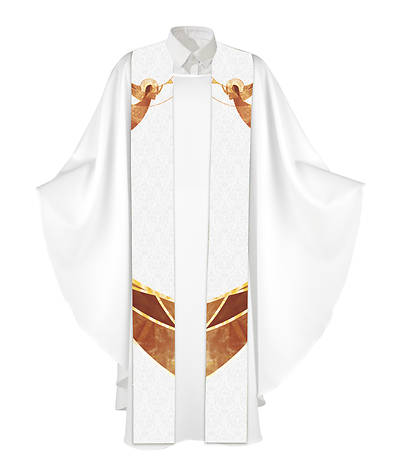 Picture of Nativity of Jesus Stole - White