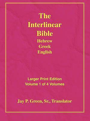 Picture of Larger Print Interlinear Hebrew Greek English Bible, Volume 1 of 4 Volumes