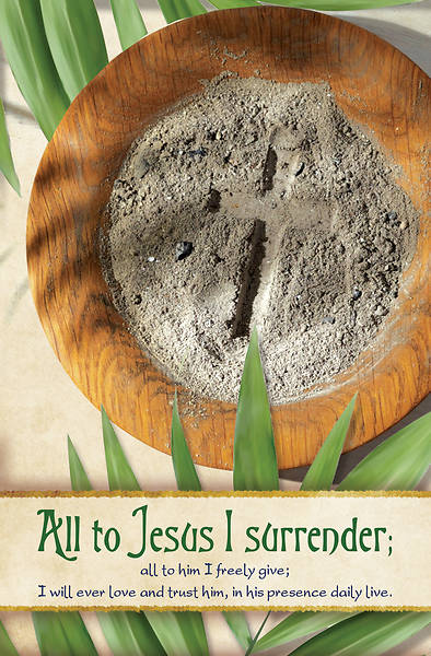 Picture of I Surrender All Ash Wednesday Bulletin (Package of 100)