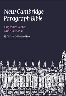 Picture of New Cambridge Paragraph Bible with Apocrypha Personal Size Black Calfskin Kj595